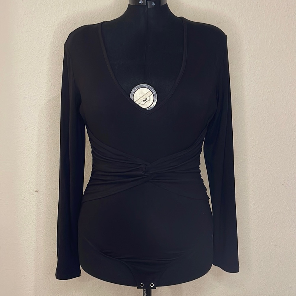 NWT Express x begin mirdalehi black bodysuit